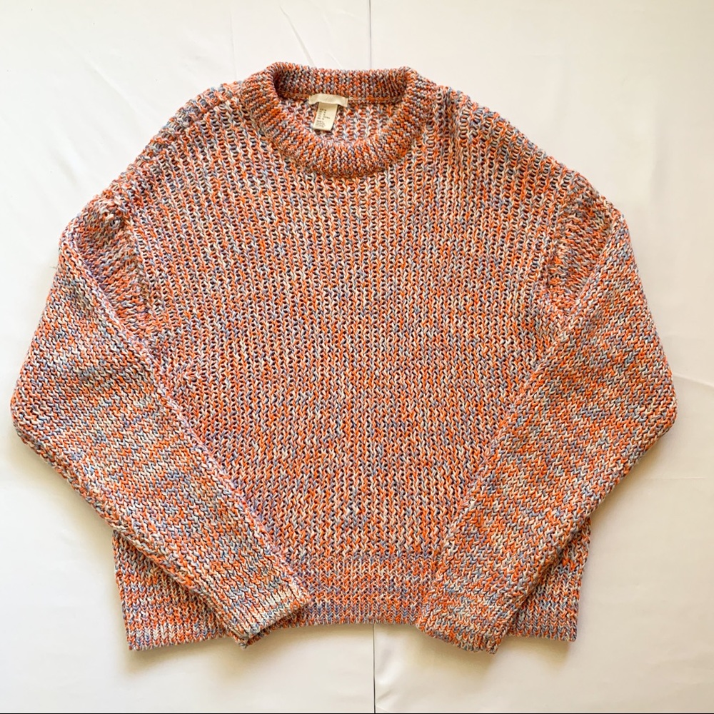 H&M Colorful Knitted Sweater Fall Winter